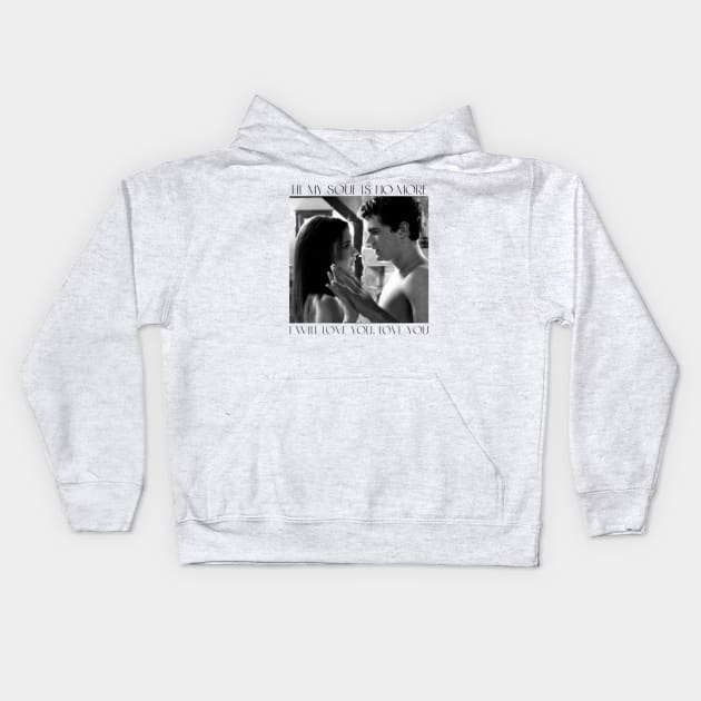 winter's tale/i will love you Kids Hoodie by Dawsons Critique Podcast 